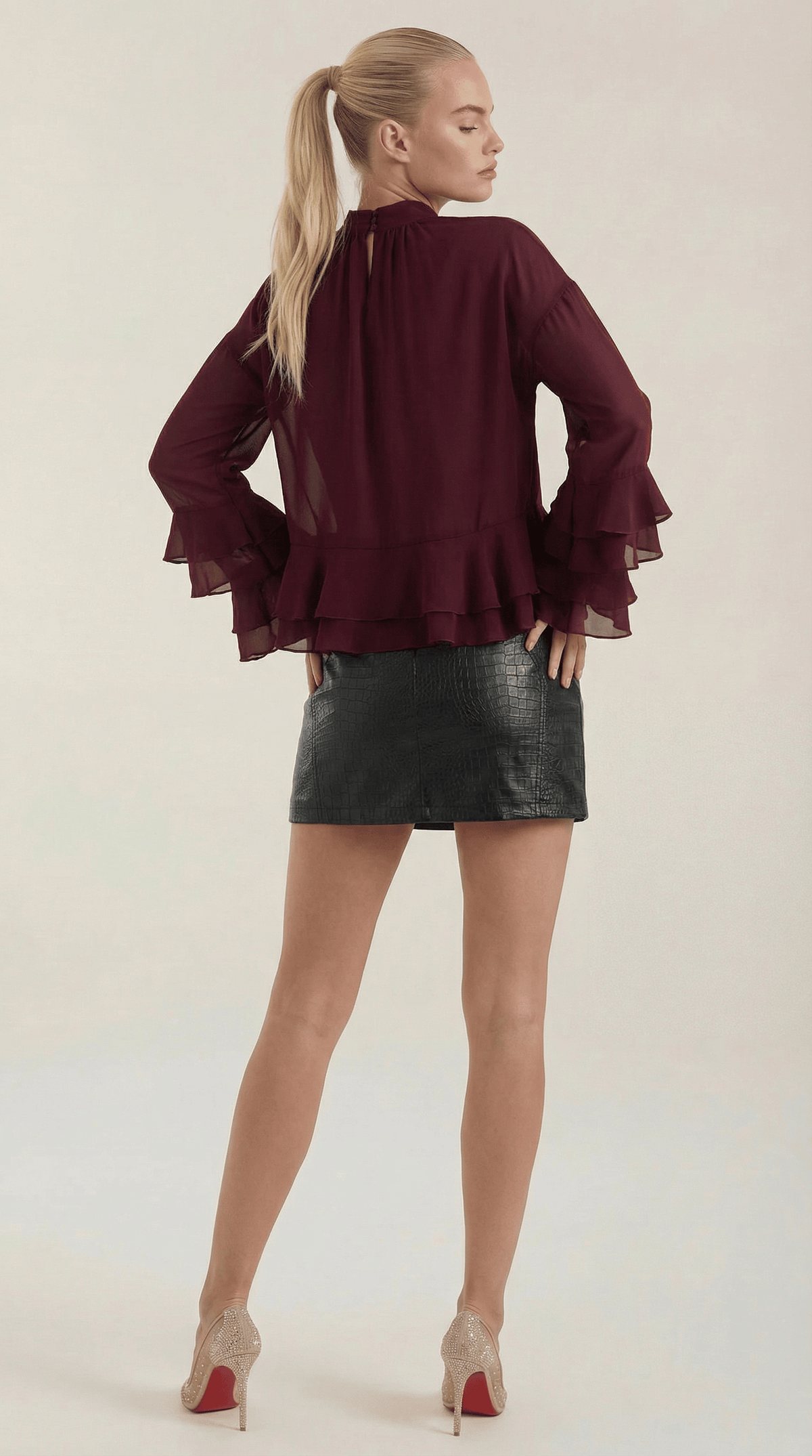 Alma | Top con efecto transparente