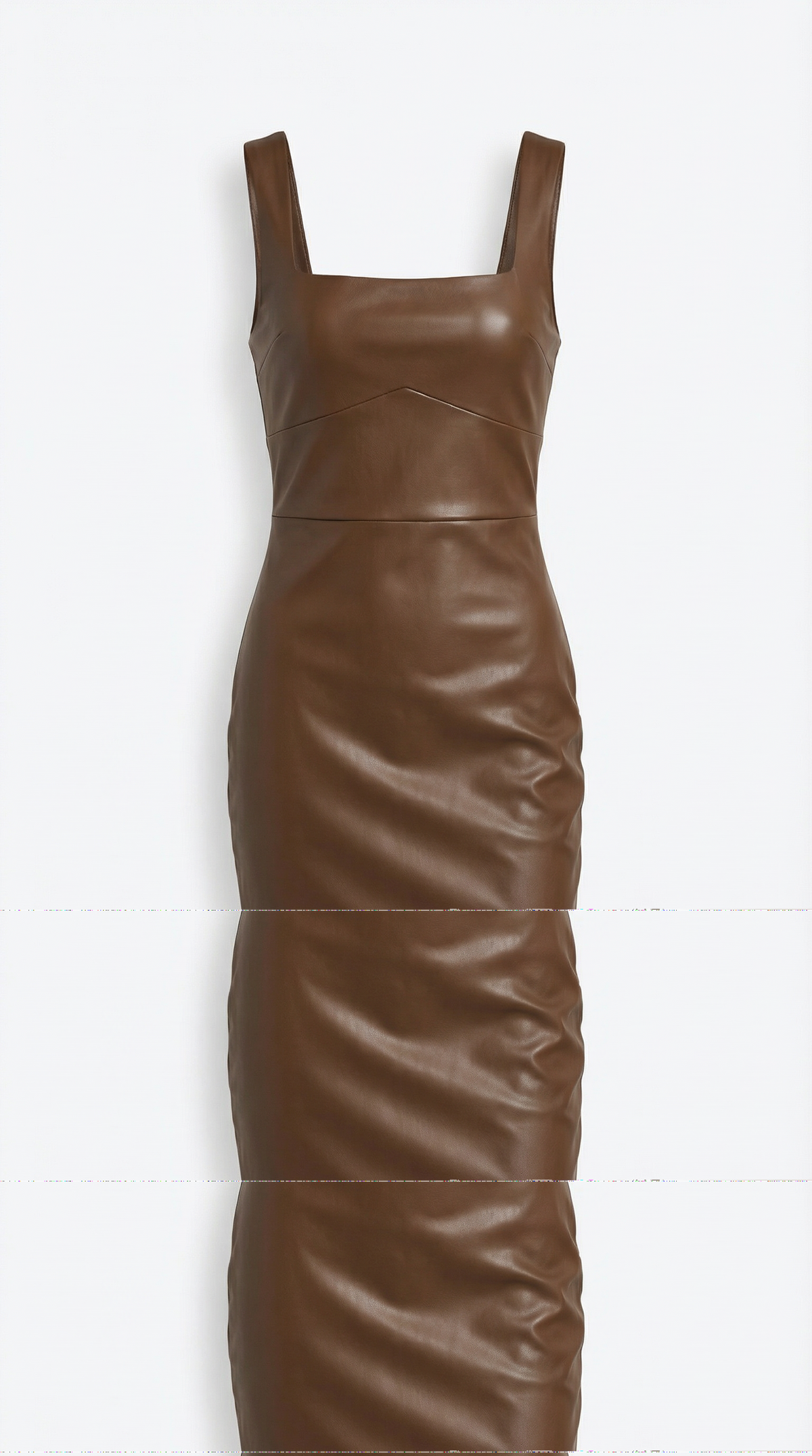 Mar | Vestido ceñido de piel sintética