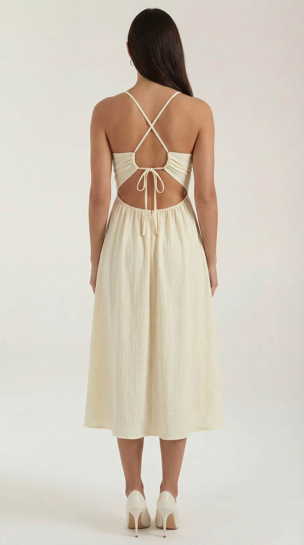 Cintia | Vestido midi con aberturas