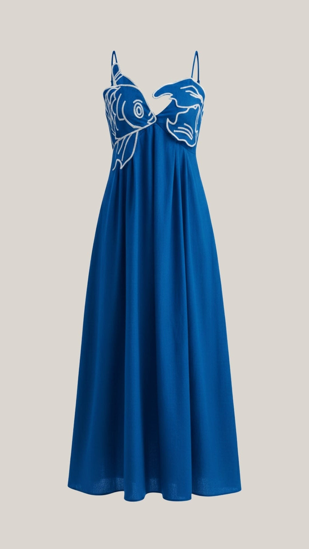 Pilar | Vestido largo bordado