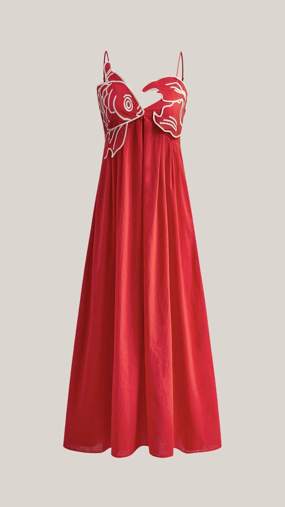 Pilar | Vestido largo bordado