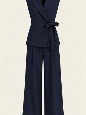 Anna | Conjunto de sastre azul