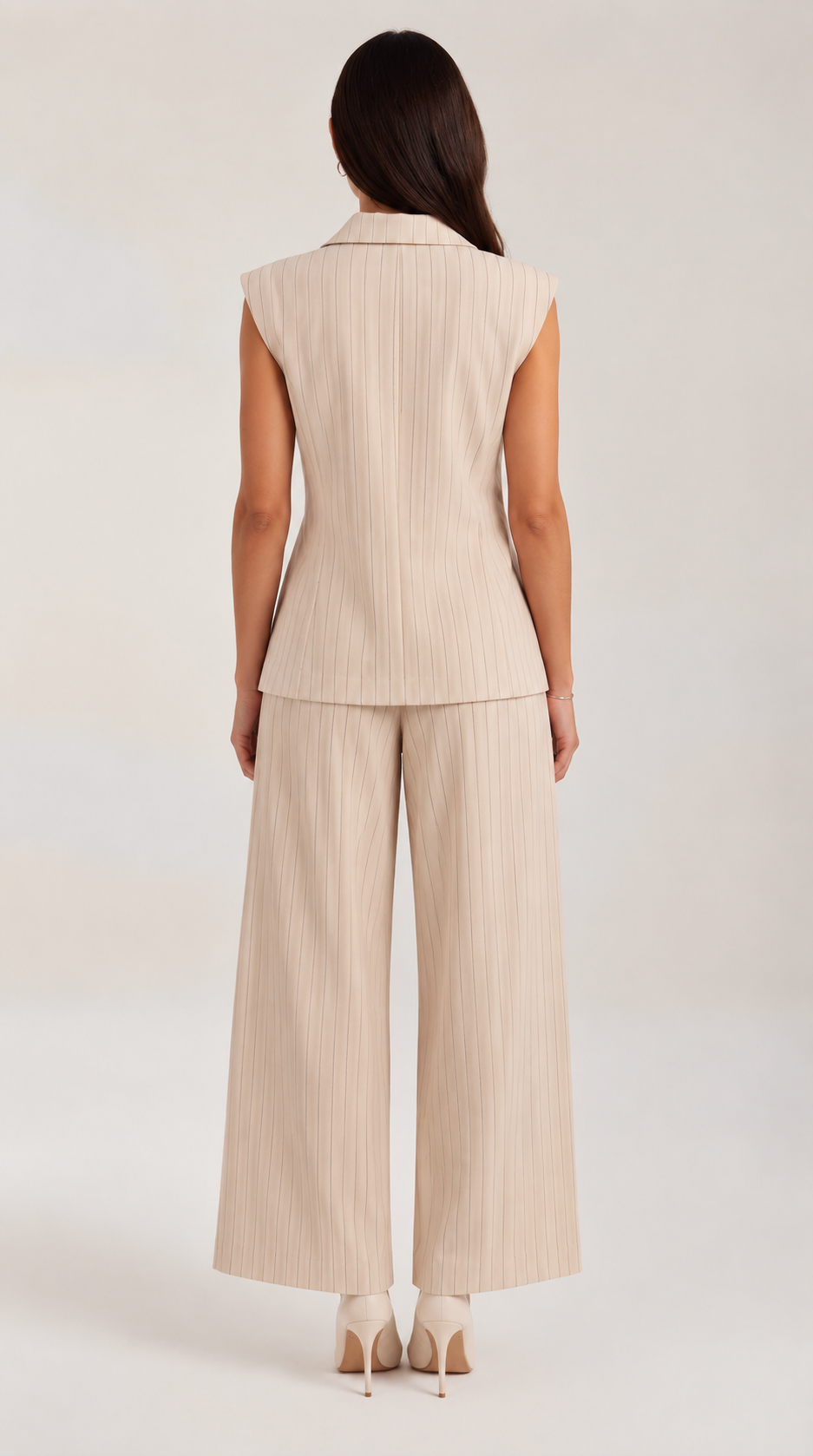 Kuna | Conjunto elegante con americana de rayas