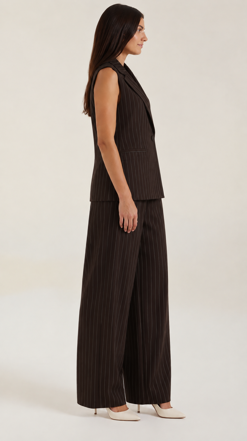 Kuna | Conjunto elegante con americana rayada