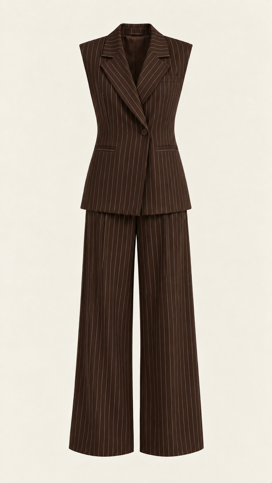 Kuna | Conjunto elegante con americana rayada