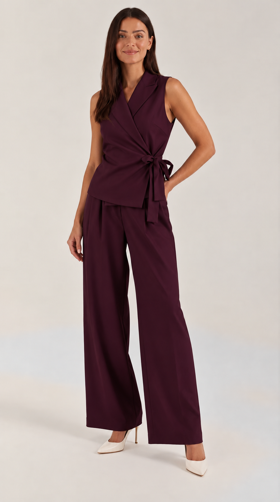 Anna | Conjunto de sastre vino