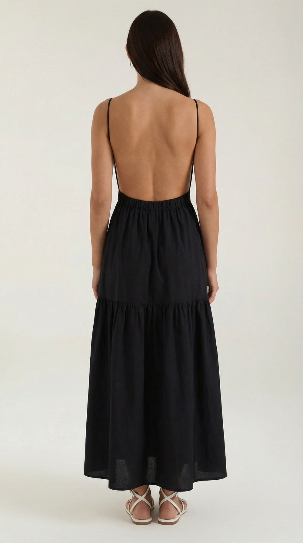 Alba | Vestido maxi sin espalda