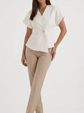 Alba | Blusa con escote en V