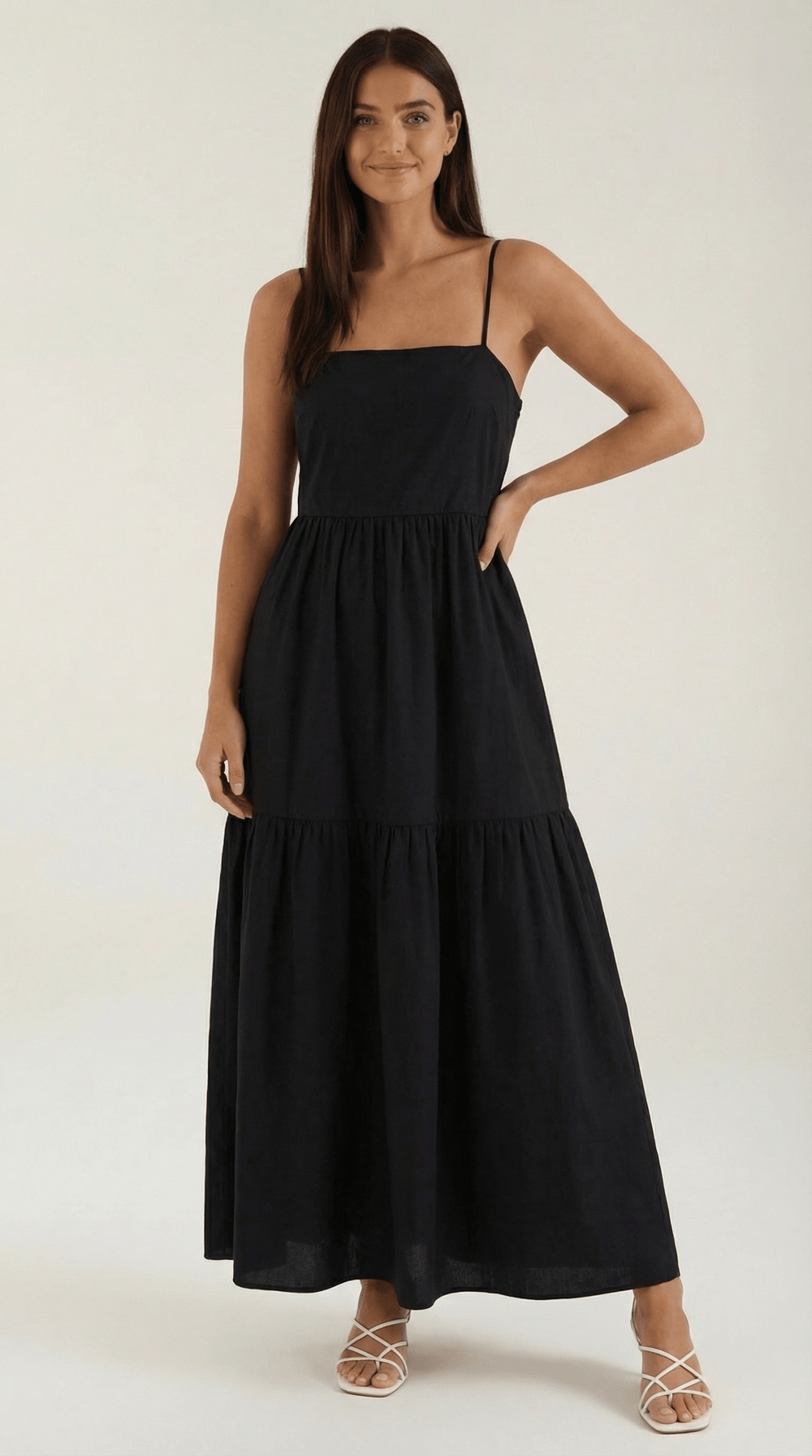 Alba | Vestido maxi sin espalda