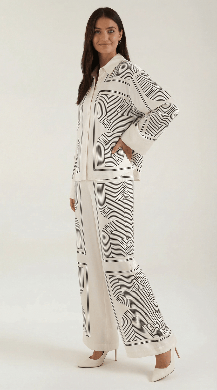 Alma | Conjunto con estampado gráfico - Mia Atelier