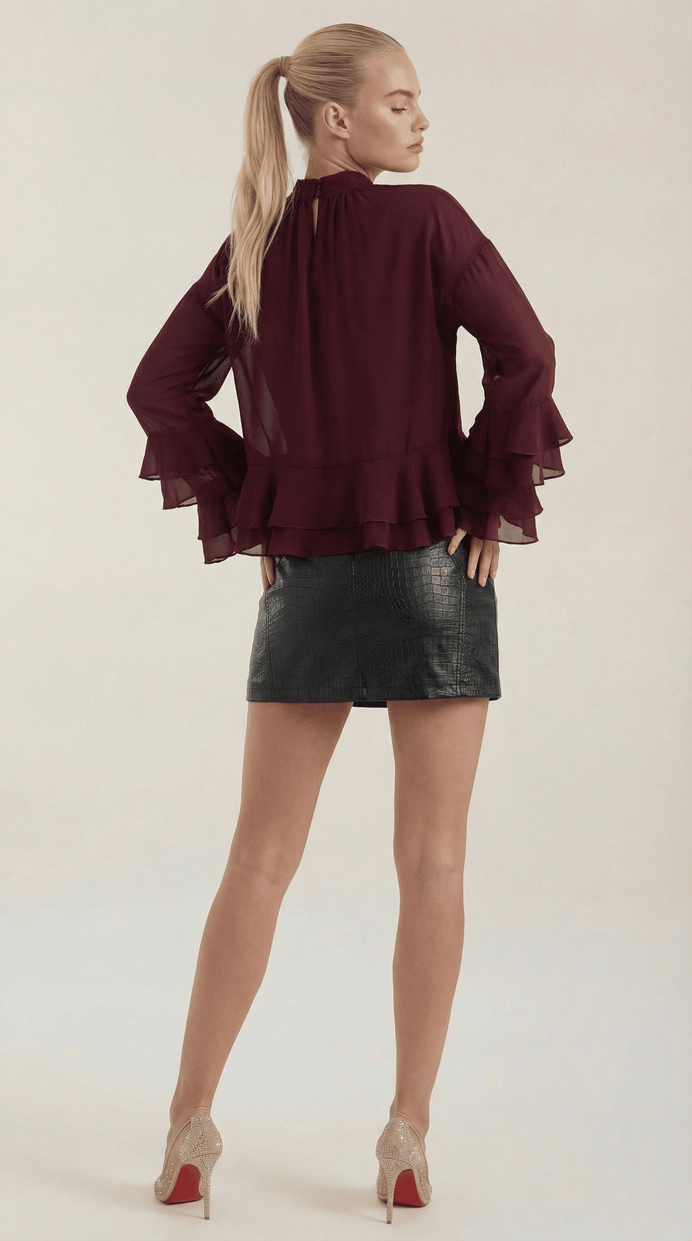 Alma | Top con efecto transparente