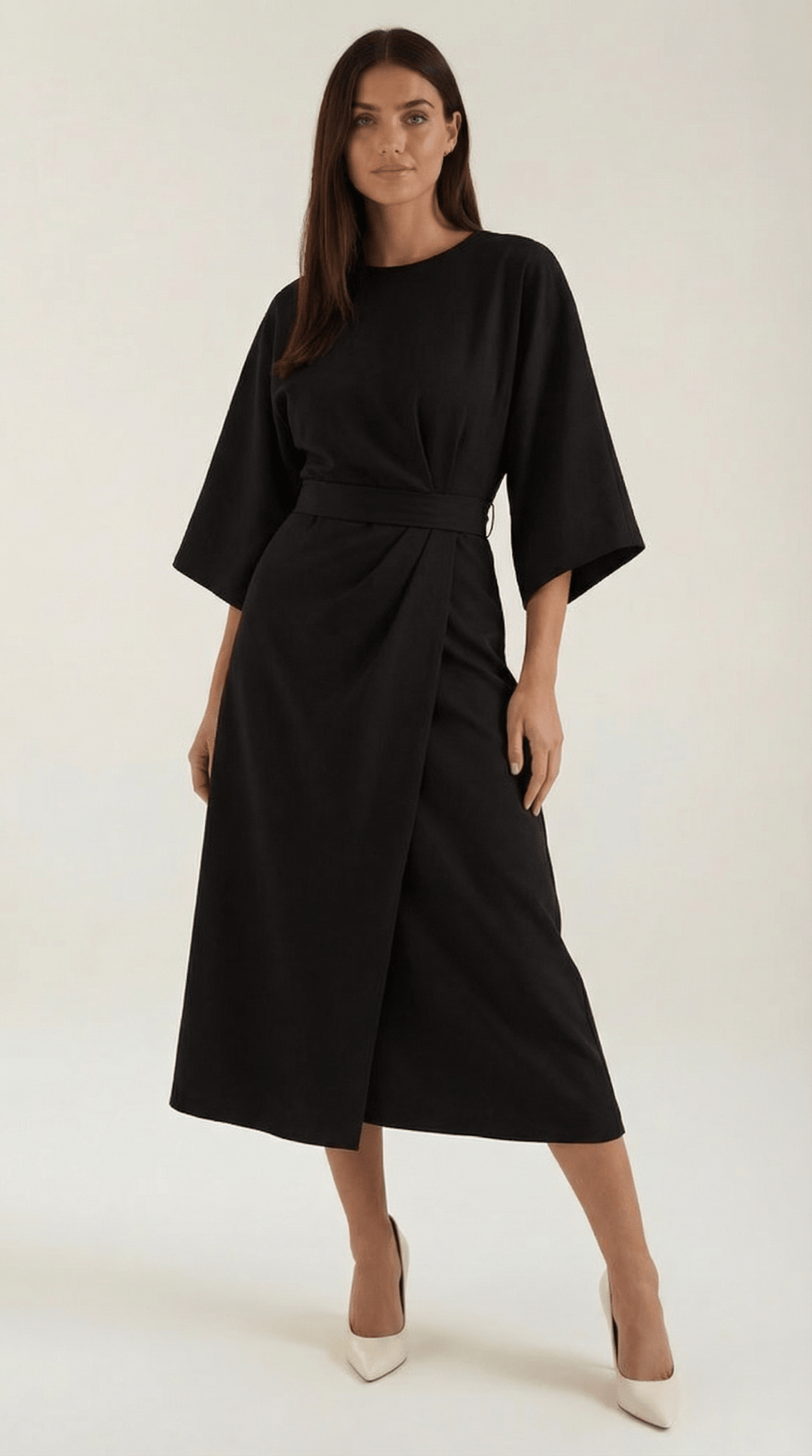 Ana | Vestido largo con cinturón