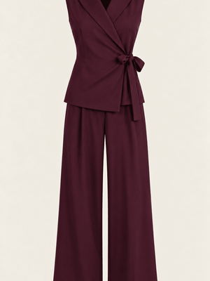 Anna | Conjunto de sastre vino