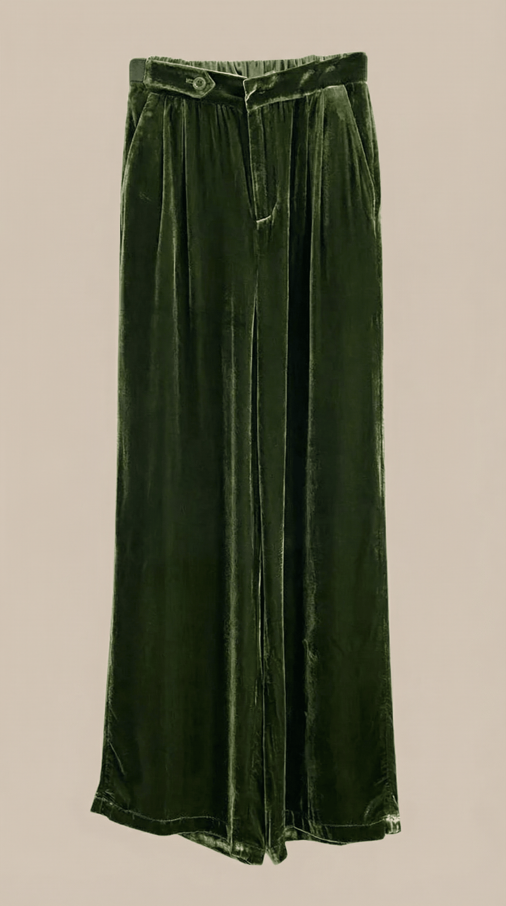 Anna | Pantalones anchos de terciopelo