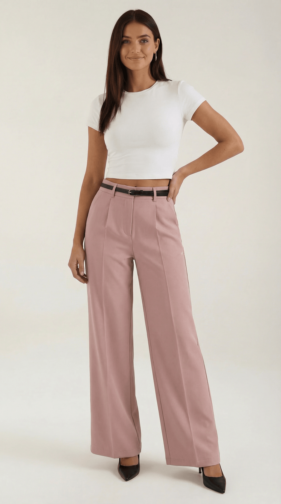 Berta | Pantalones de pierna ancha - Mia Atelier