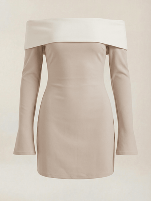 Cintia | Minivestido con hombros descubiertos