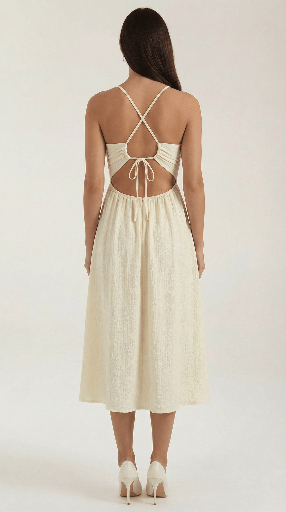 Cintia | Vestido midi con aberturas