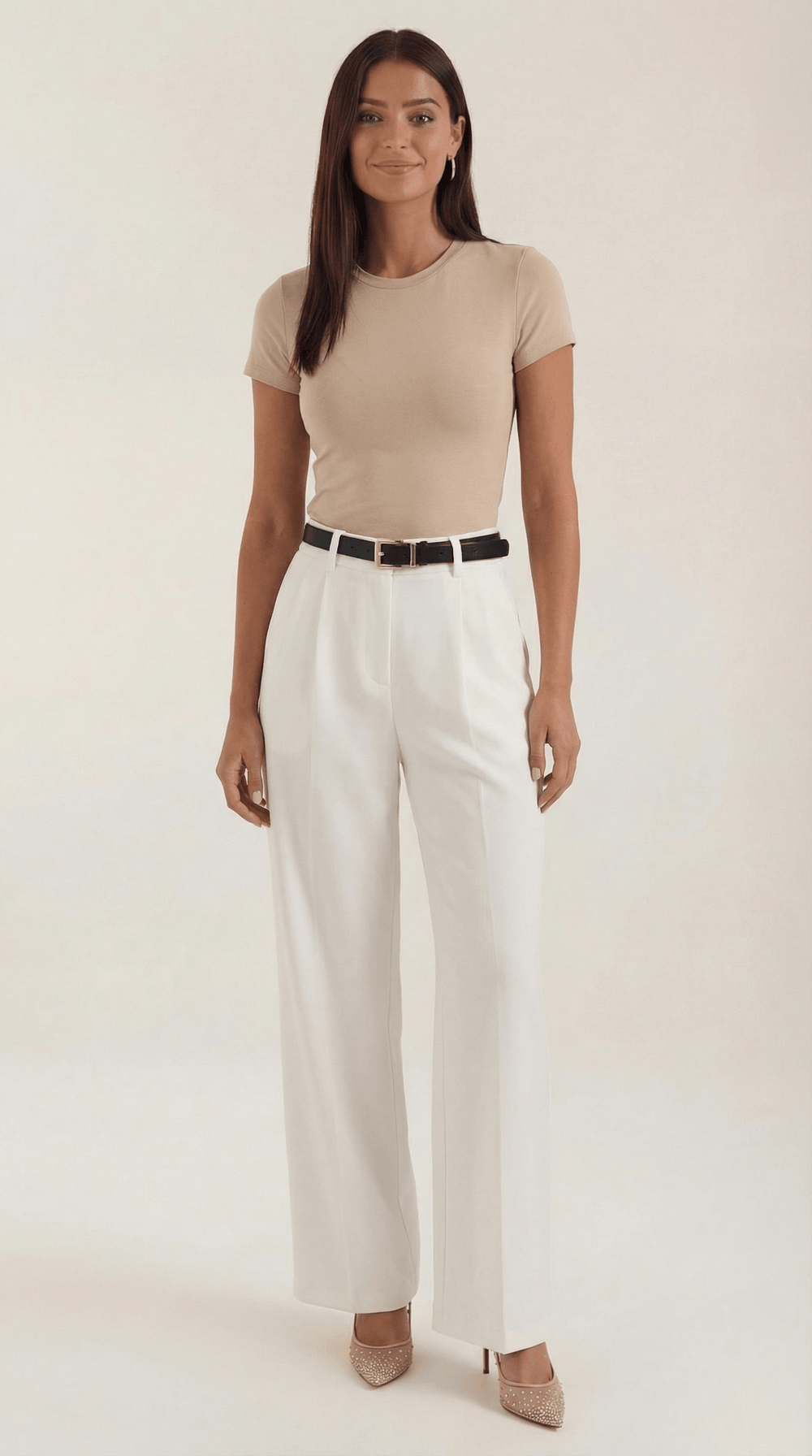 Clai | Pantalones rectos de talle alto