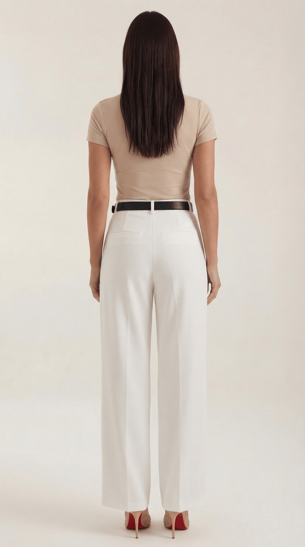 Clai | Pantalones rectos de talle alto