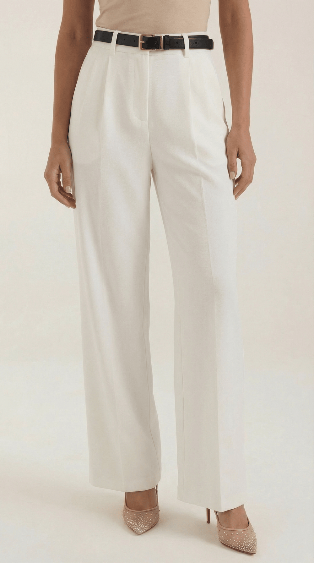 Clai | Pantalones rectos de talle alto