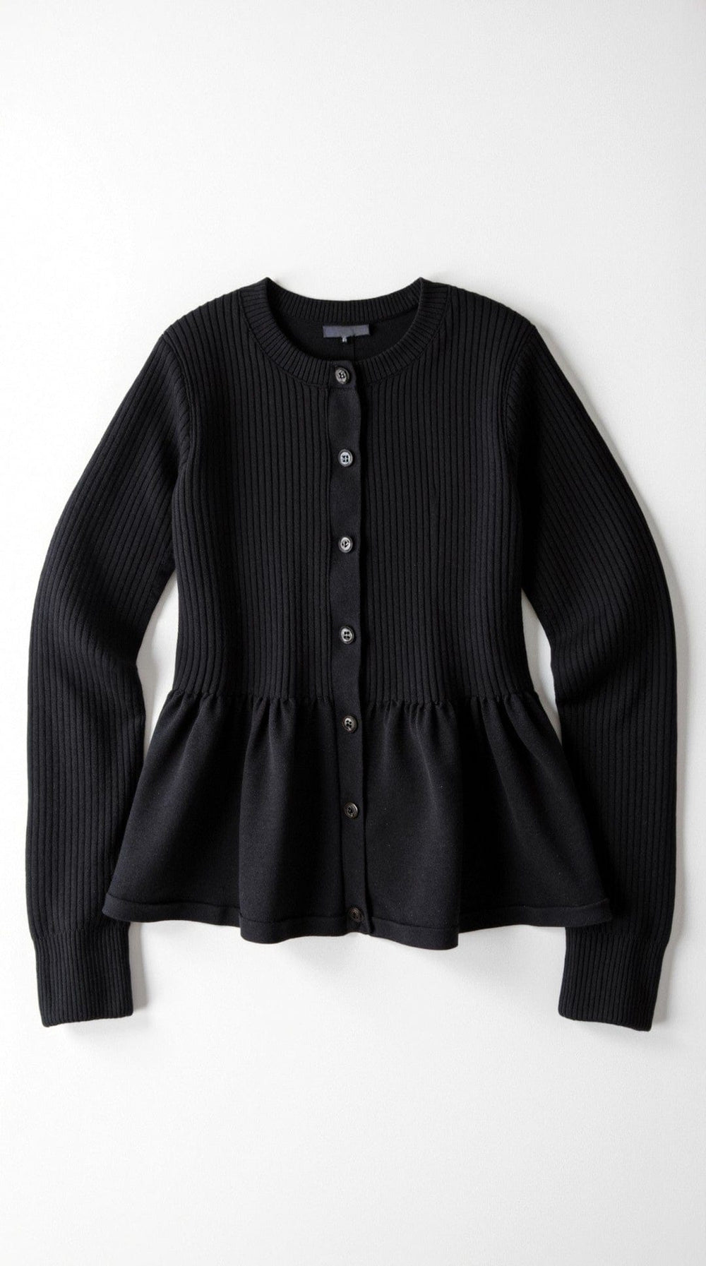 Diana | Cárdigan peplum abotonado