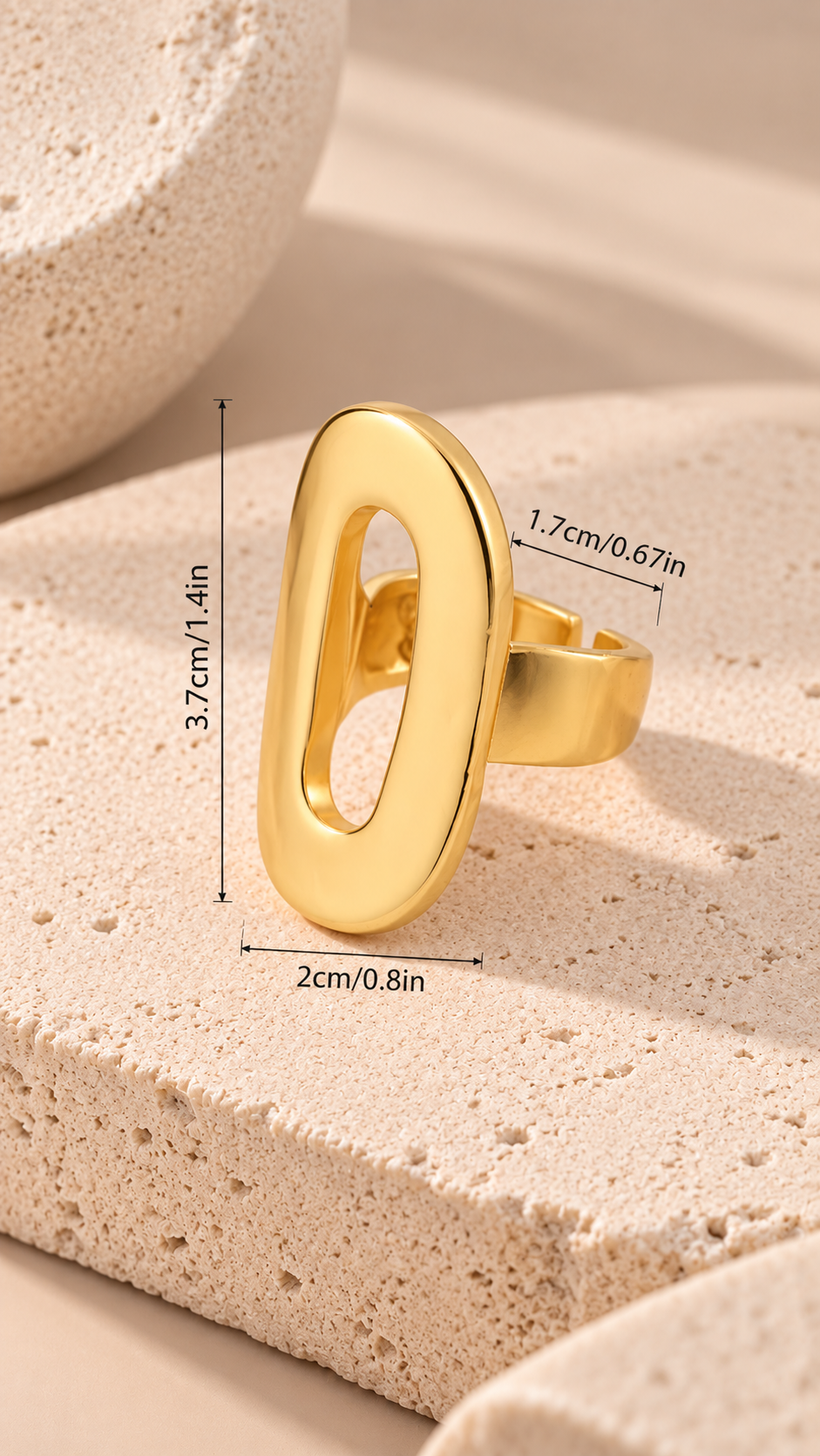 Luma | Anillo obalado
