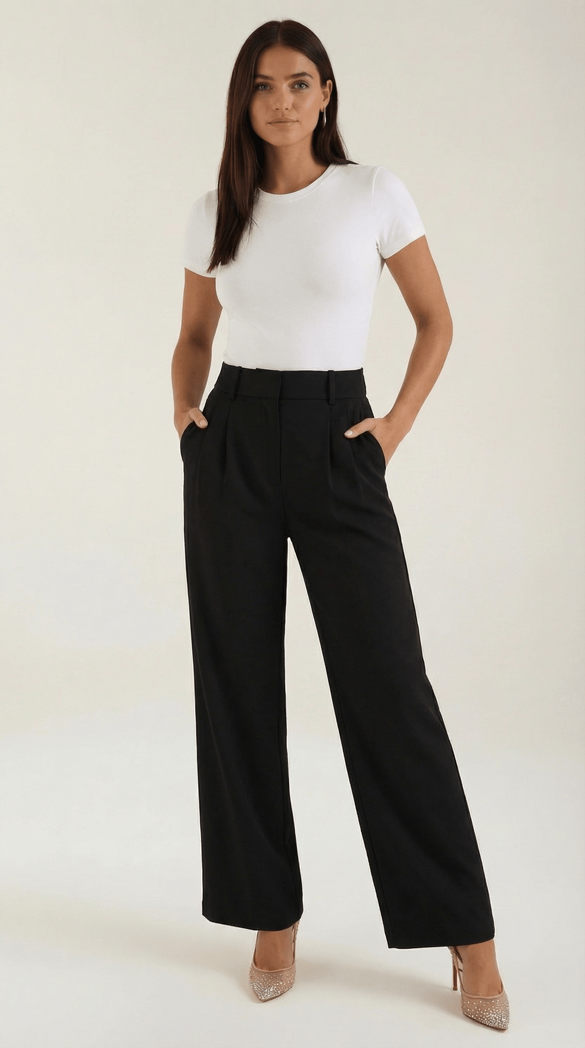 Emma | Pantalones de pierna ancha - Mia Atelier