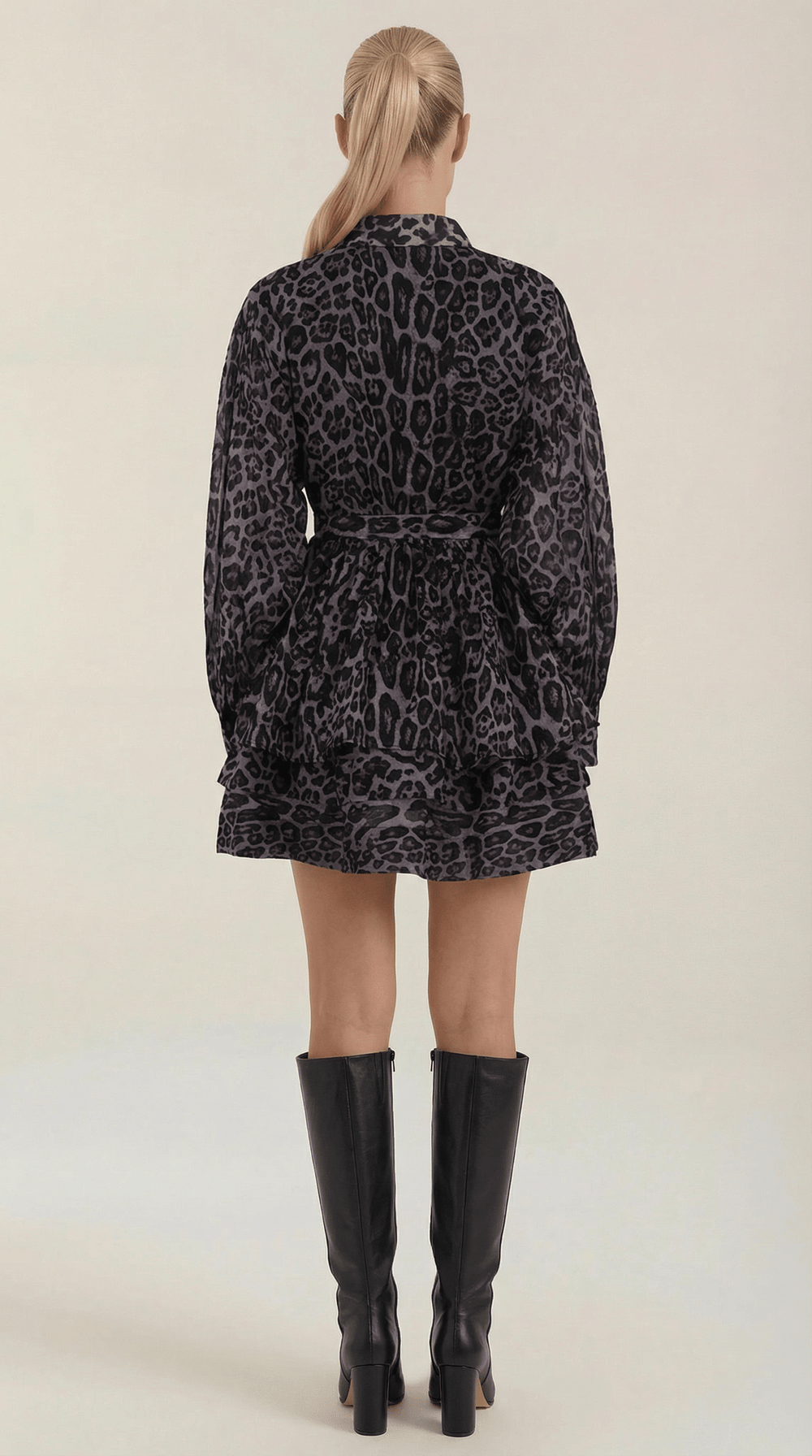 Estela | Mini vestido de leopardo