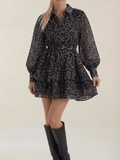 Estela | Mini vestido de leopardo