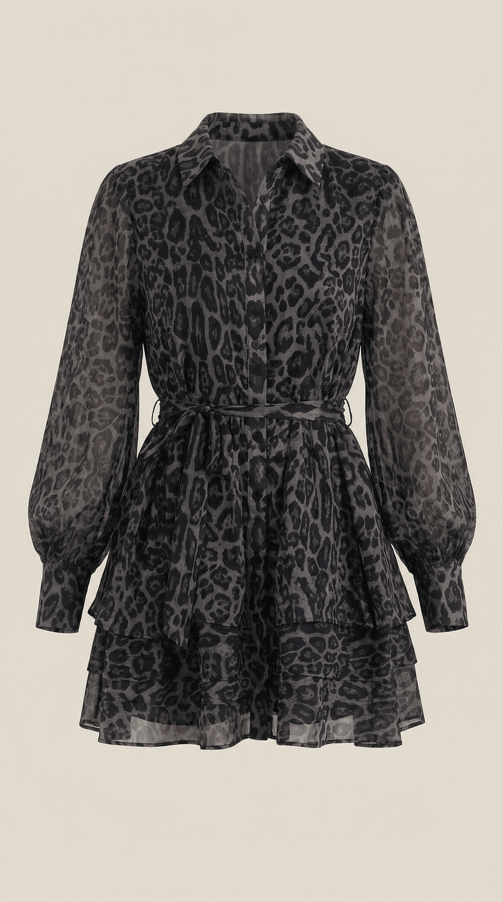 Estela | Mini vestido de leopardo