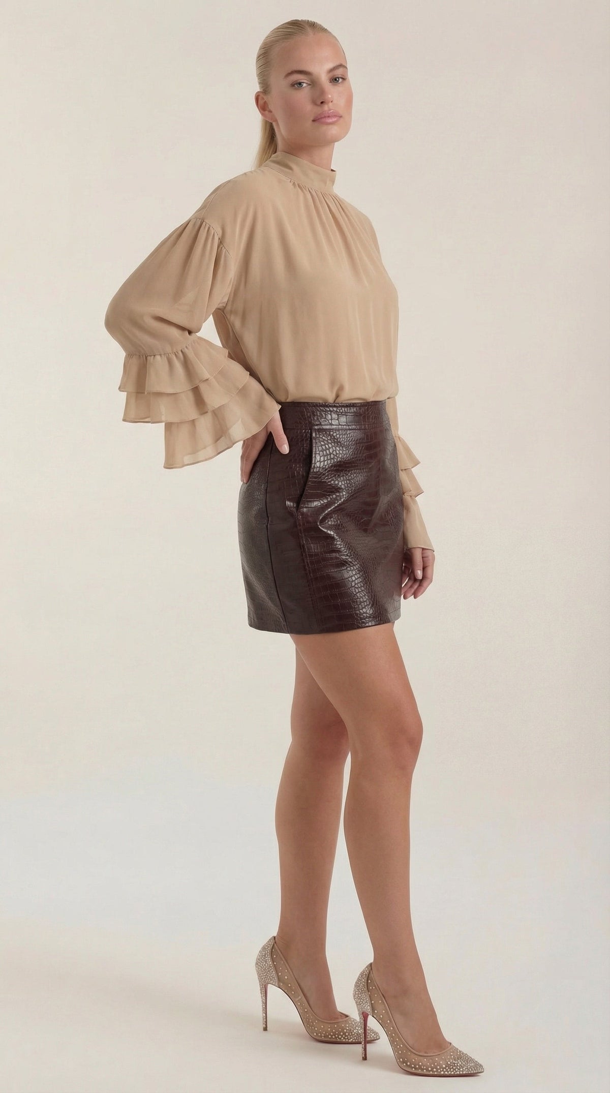 Fiona | Falda de corte A - Mia Atelier