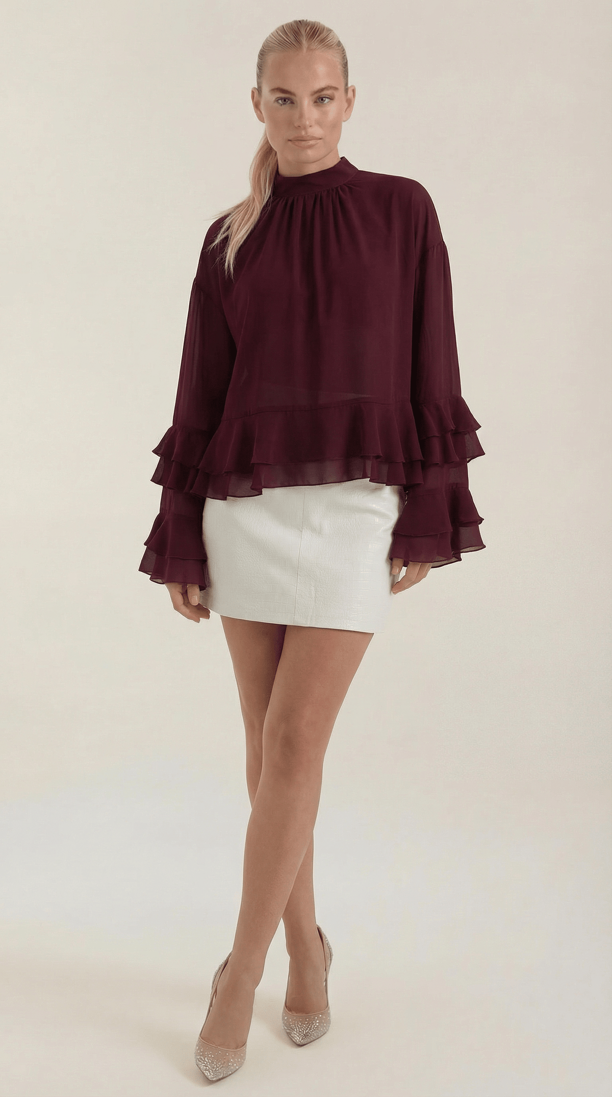 Fiona | Falda de corte A - Mia Atelier