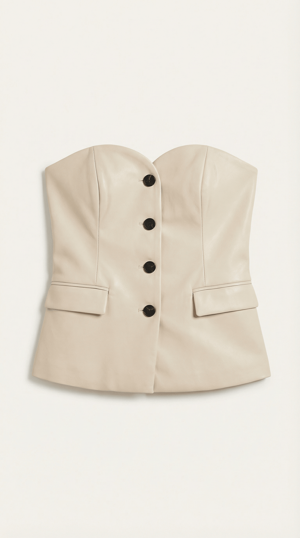 Fiona | Top tipo blazer sin tirantes