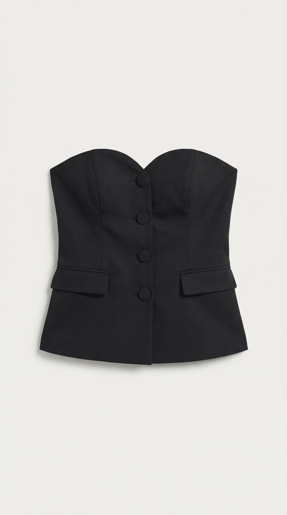 Fiona | Top tipo blazer sin tirantes