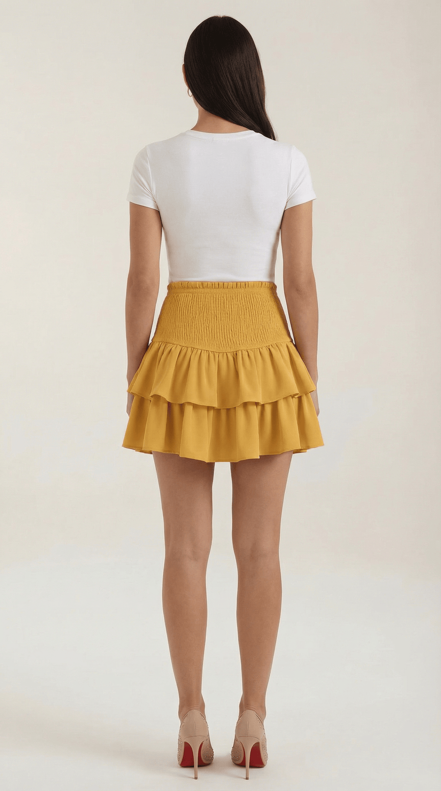 Gracia | Falda con volantes - Mia Atelier