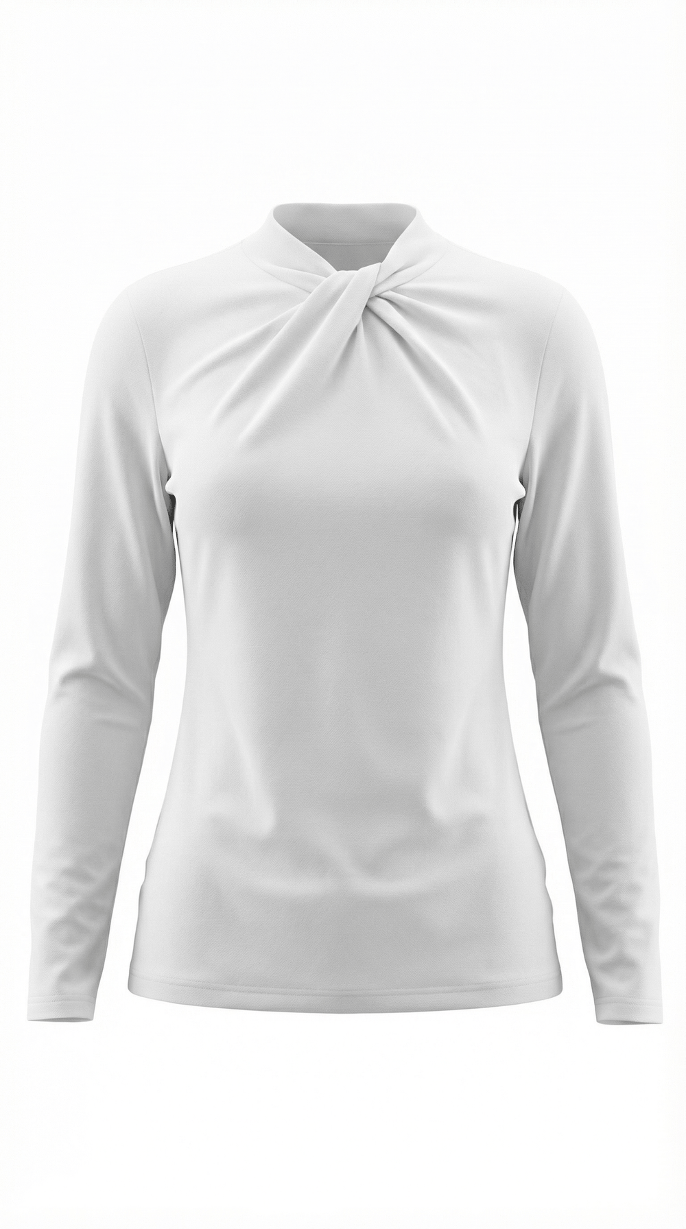 Jimena | Blusa con cuello alto anudado