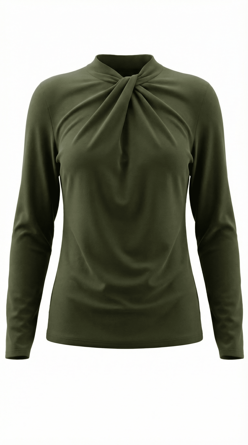 Jimena | Blusa con cuello alto anudado