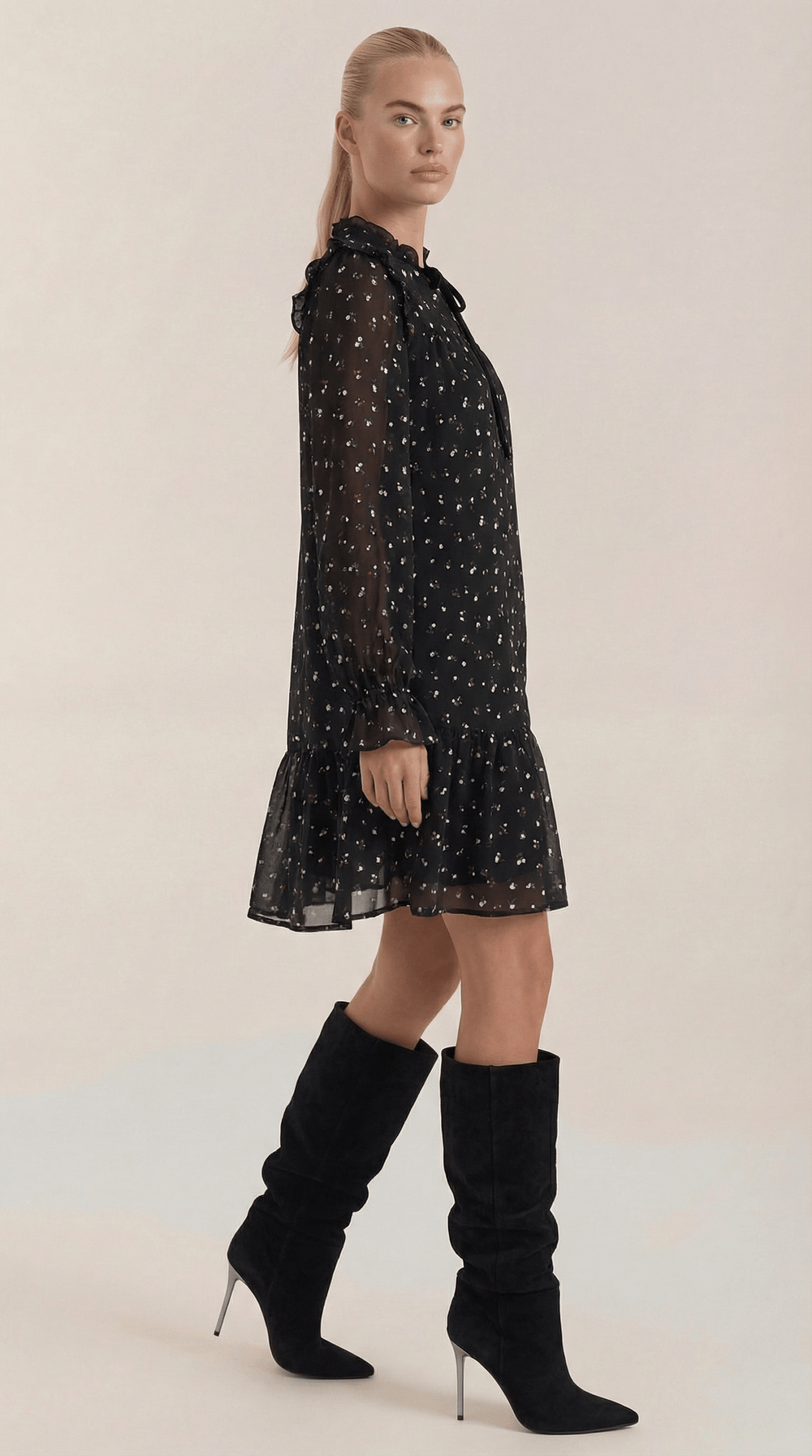 Katia | Minivestido con volantes