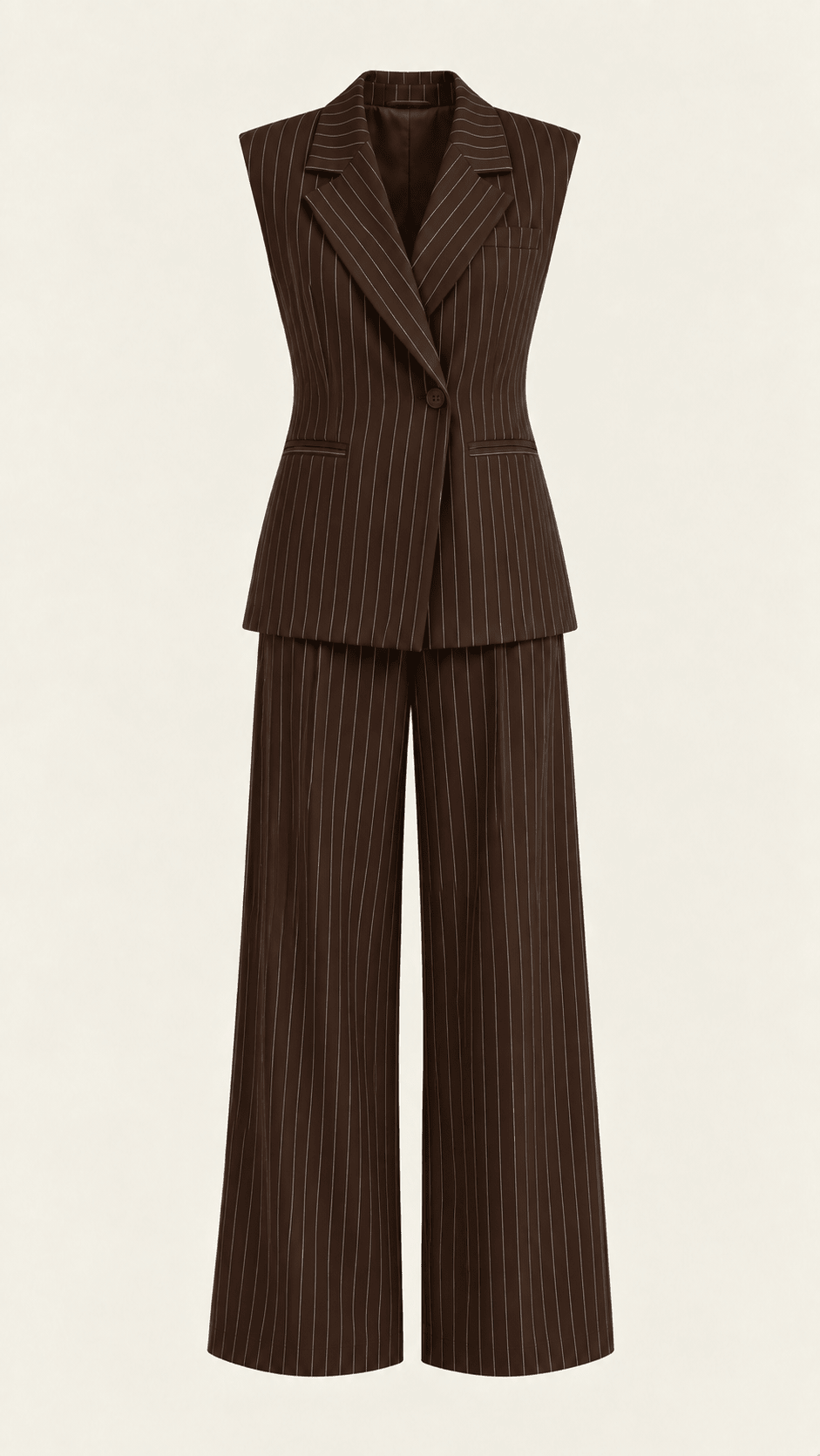 Kuna | Conjunto elegante con americana rayada