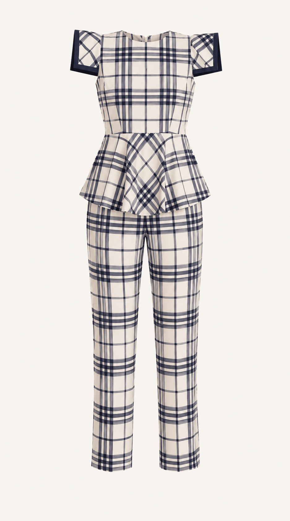Luna | Conjunto con estampado de cuadros