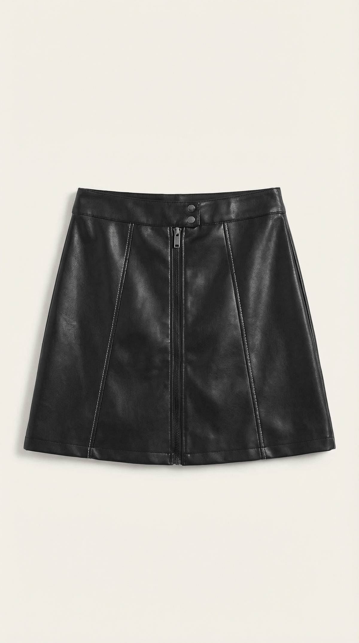 Luna | Falda de cuero vegano - Mia Atelier