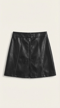 Luna | Falda de cuero vegano - Mia Atelier