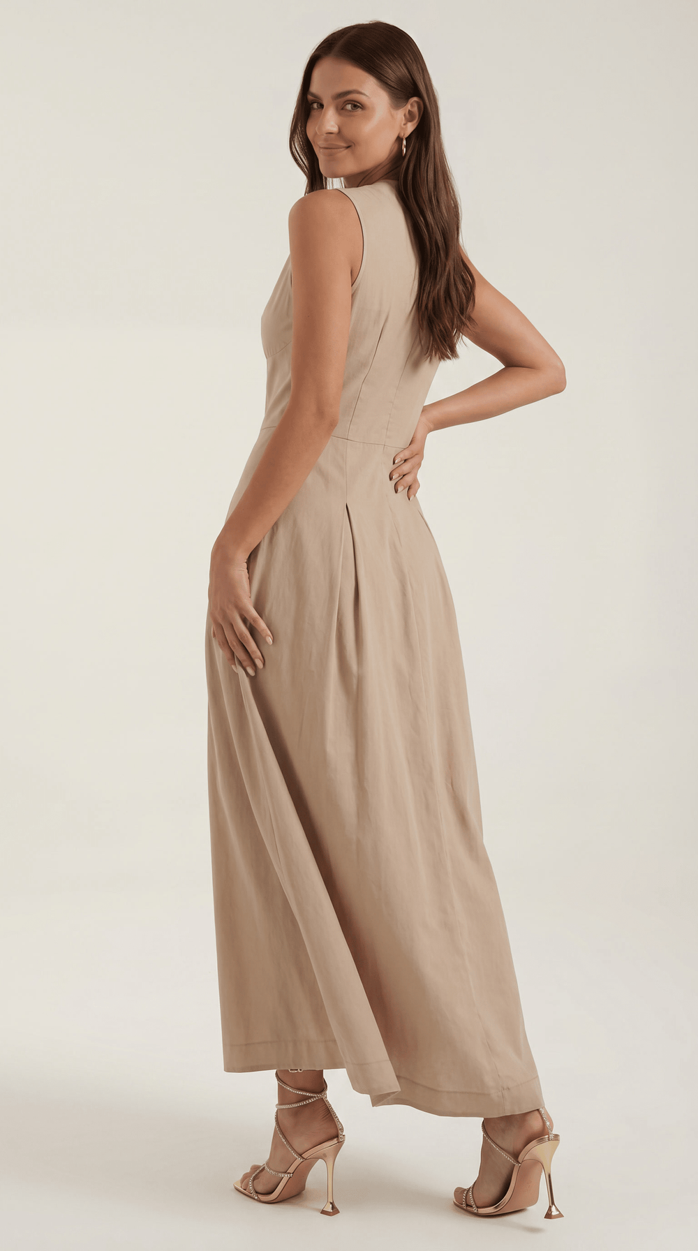 Nanci | Vestido midi con aberturas
