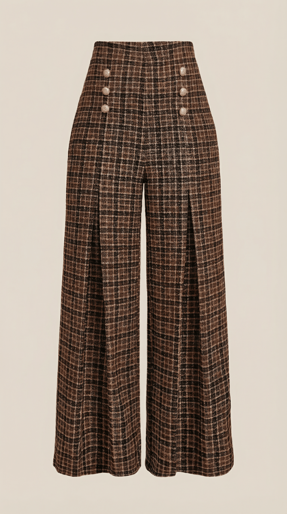Naomi | Pantalones anchos a cuadros