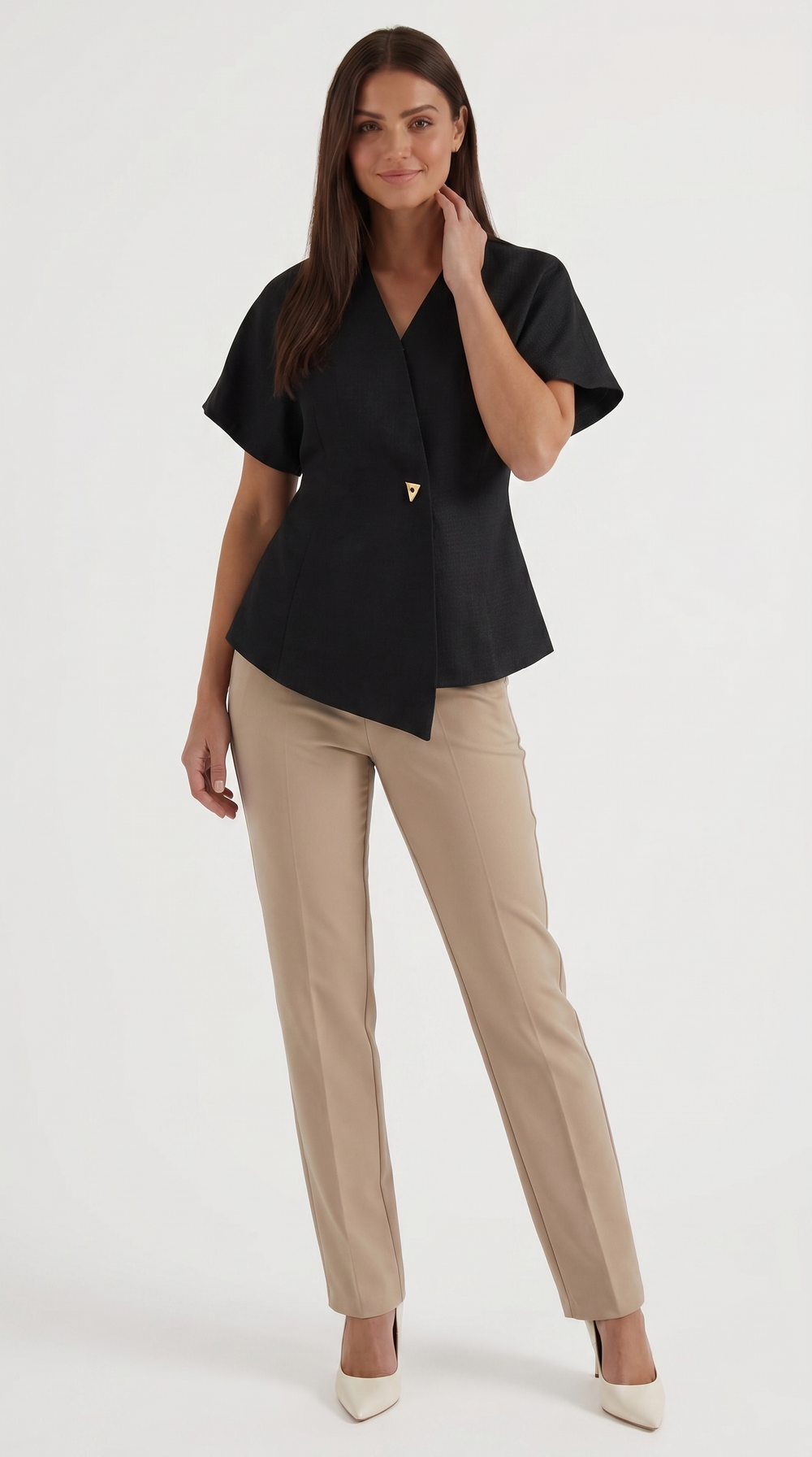 Alba | Blusa con escote en V