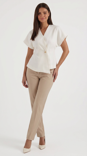 Alba | Blusa con escote en V