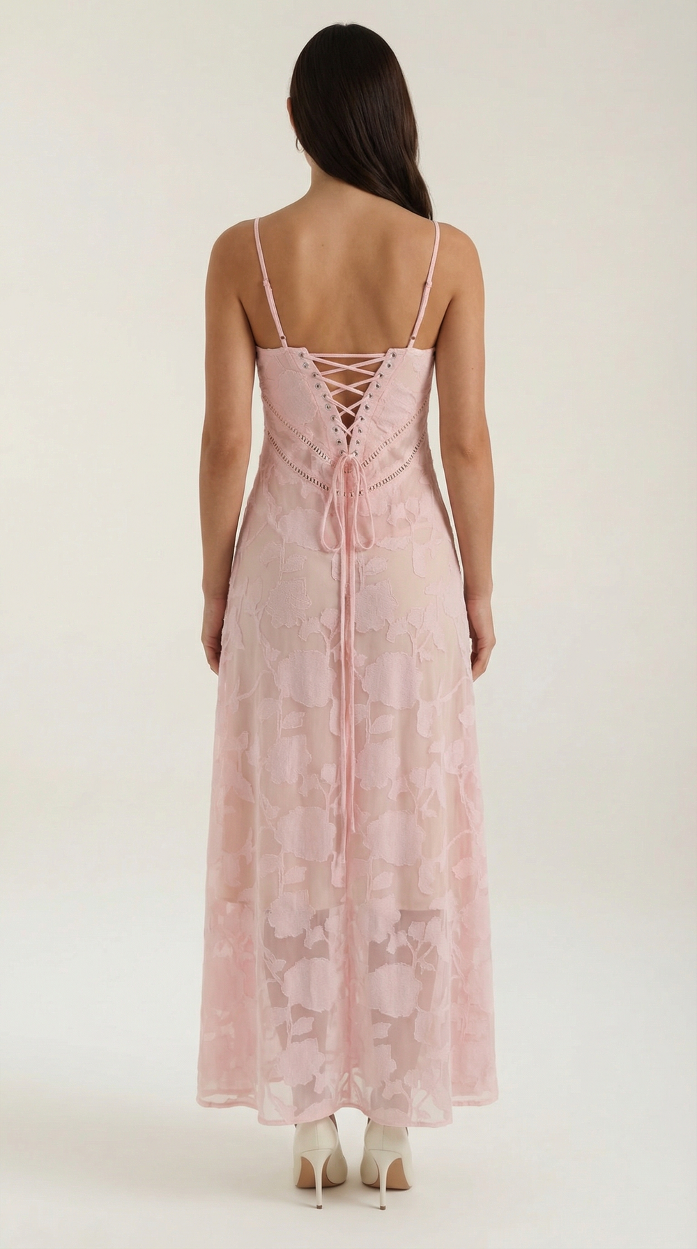 Tere | Vestido maxi de encaje
