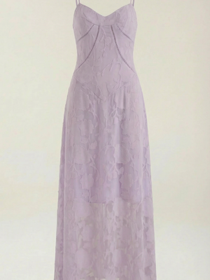 Tere | Vestido maxi de encaje