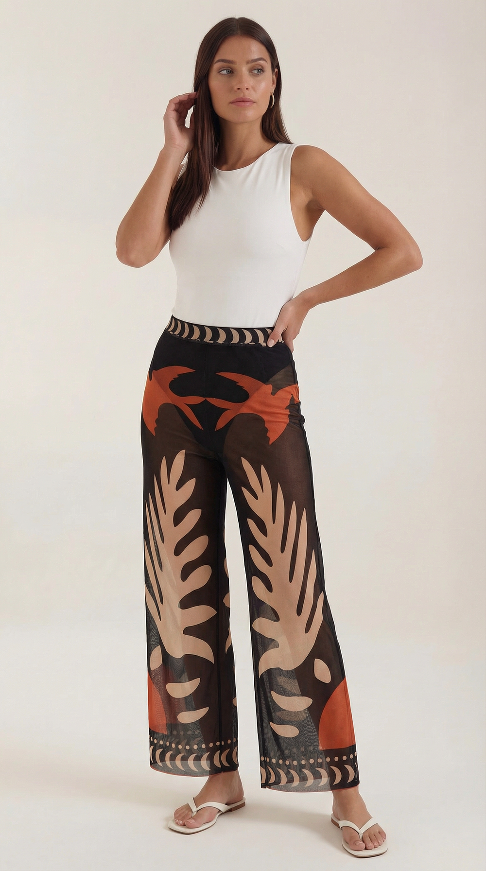 Boho | Pantalones transparentes