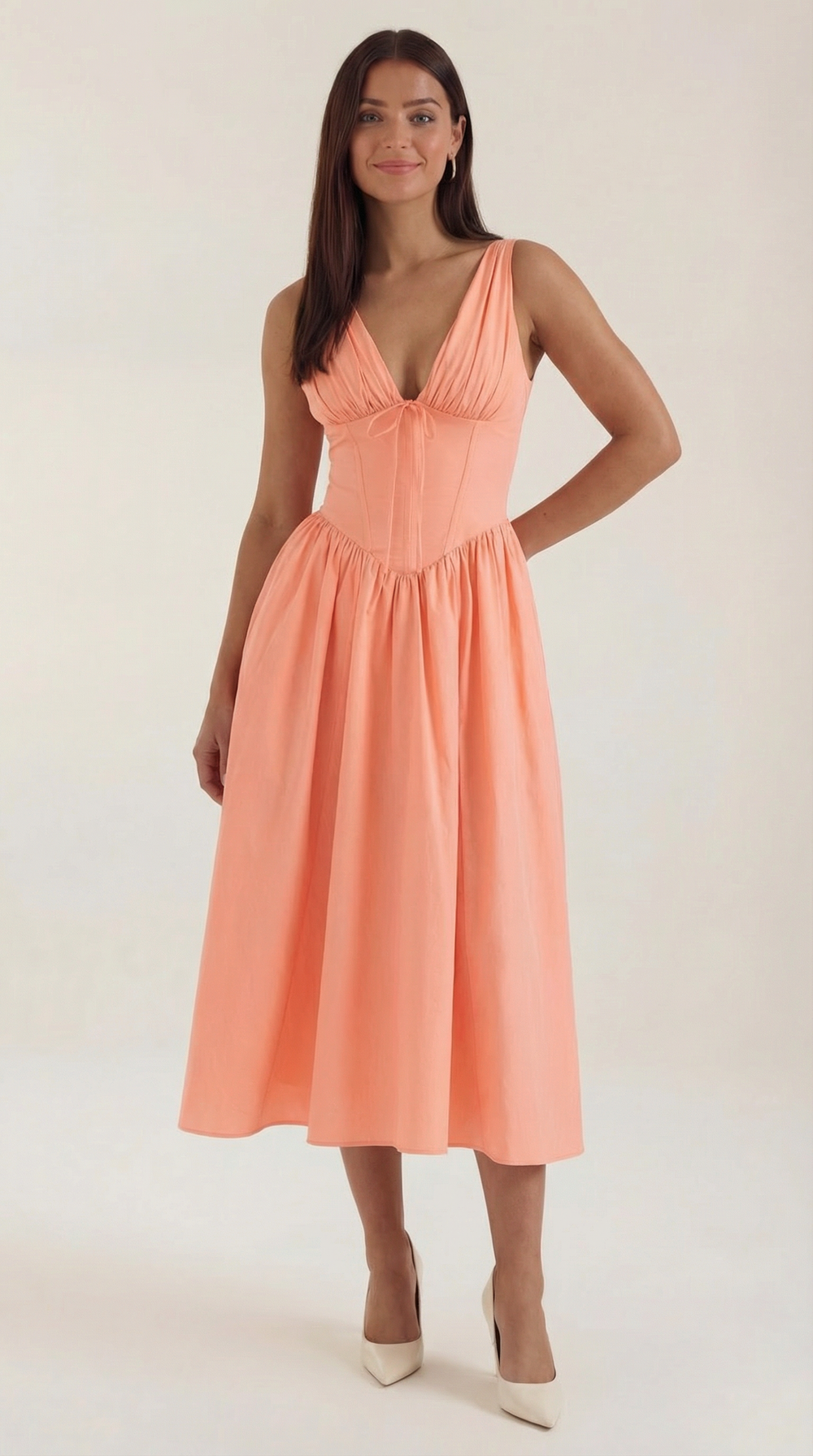 Vella | Vestido midi corset